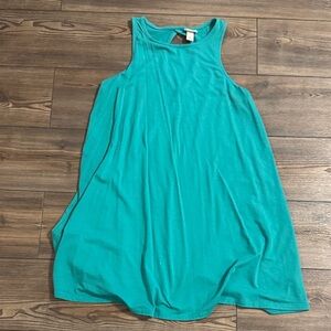 Mossimo Supply Co. Turquoise Mini Dress